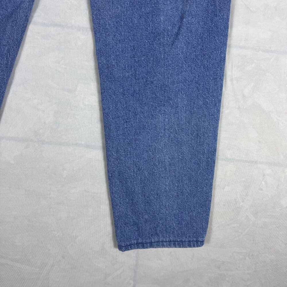 Lee Women's Mom Jeans Blue Denim Elastic Waist High Waisted 5-Pocket 6 Medium‎ - Picture 7 of 16